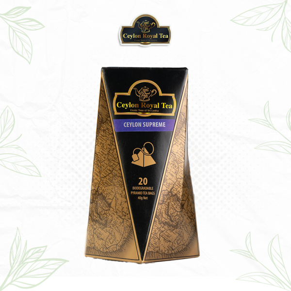 Triangular Shape Tea Pack Ceylon Supreme Tea Bags