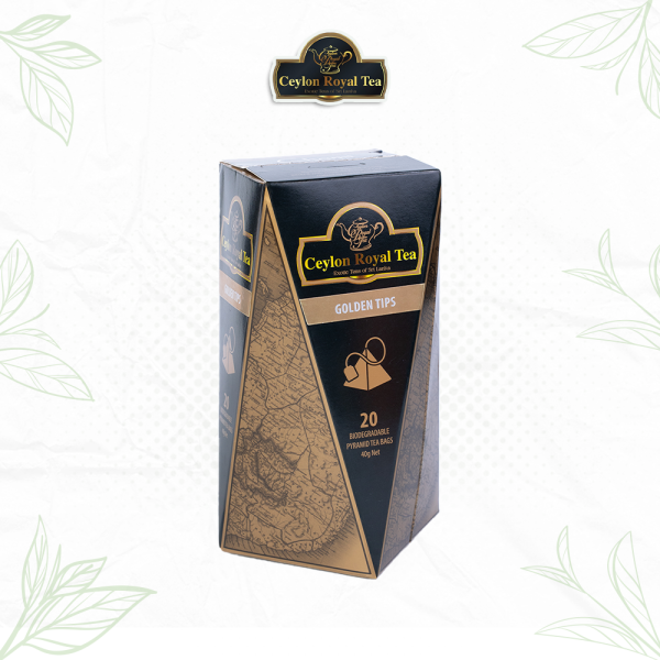 Triangular Shape Tea Pack Golden Tips Tea Bags