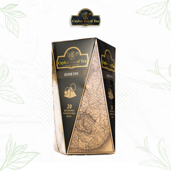Triangular Shape Tea Pack Silver Tips Tea Bags