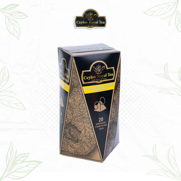 Triangular Shape Tea Pack Chamomile & Passion Fruit Tea Bags