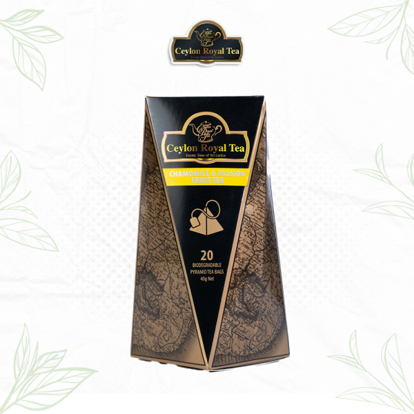 Triangular Shape Tea Pack Chamomile & Passion Fruit Tea Bags