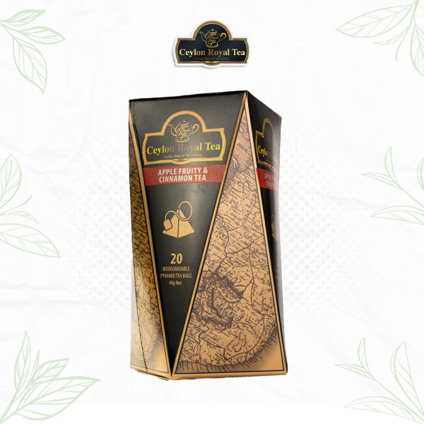 Triangular Shape Tea Pack Apple Fruity & Cinnamon Tea Tea Bags