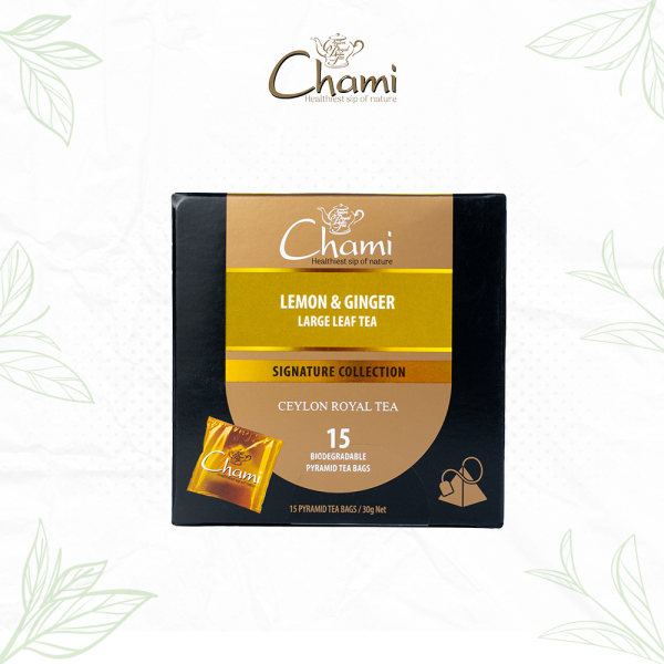 Pyramid Foil Envelope Carton Lemon & Ginger Tea Tea Bags
