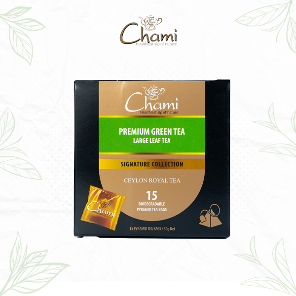 Pyramid Foil Envelope Carton Premium Green Tea Tea Bags