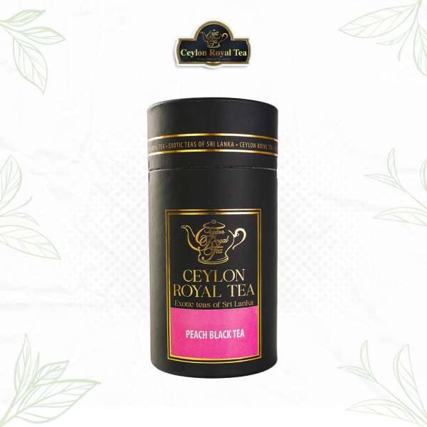 Composite Cans Peach Black Tea 20 Round Tea Bags