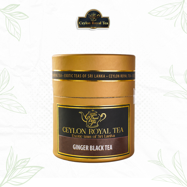 Composite Cans Ginger Black Tea 10 Round Tea Bags