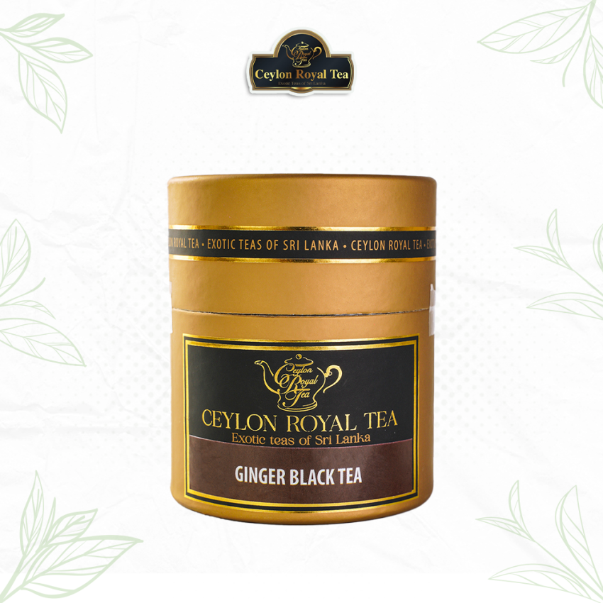 Composite Cans Ginger Black Tea 10 Round Tea Bags