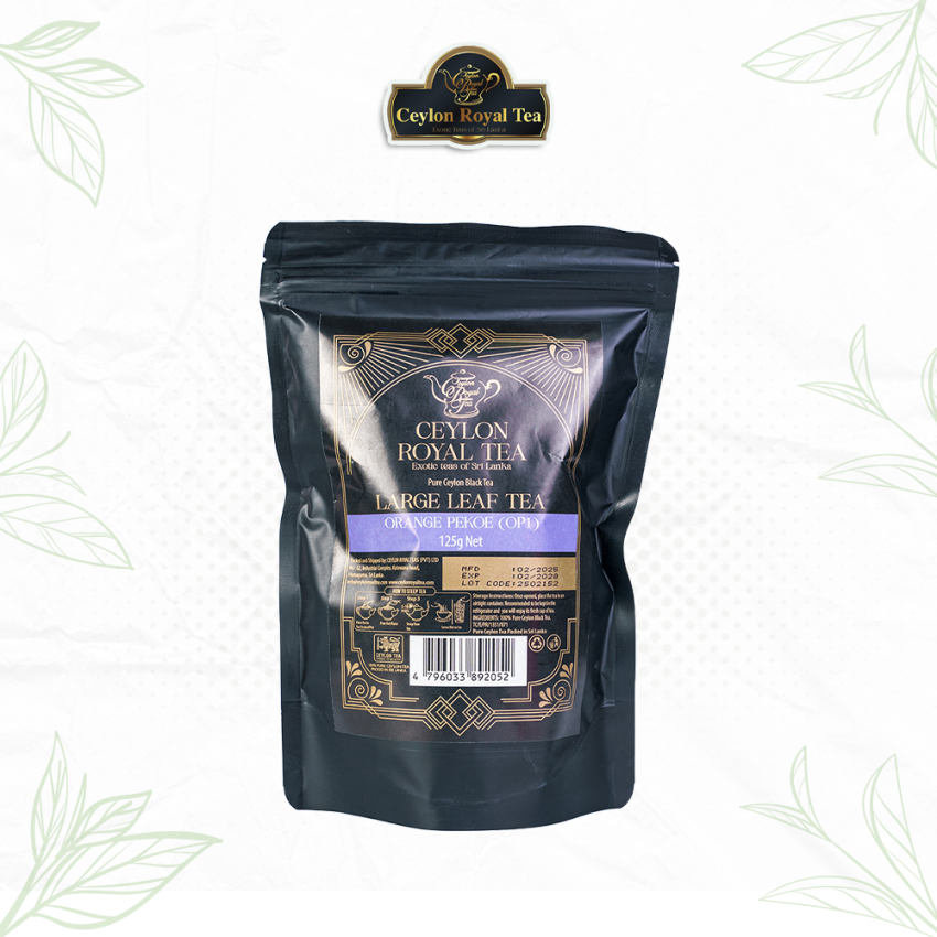 Stand Up Pouch OP 125g Loose Leaf Tea
