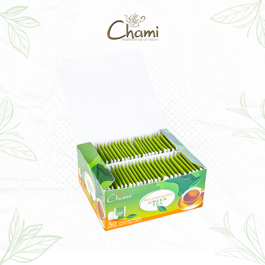 Chami Decaffeinated Green Tea 50E