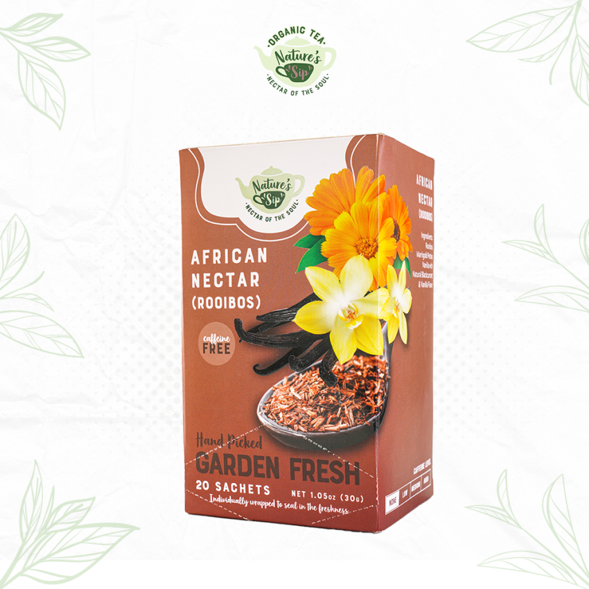 Nature's Sip Organic Tea African Nectar Tea Bags
