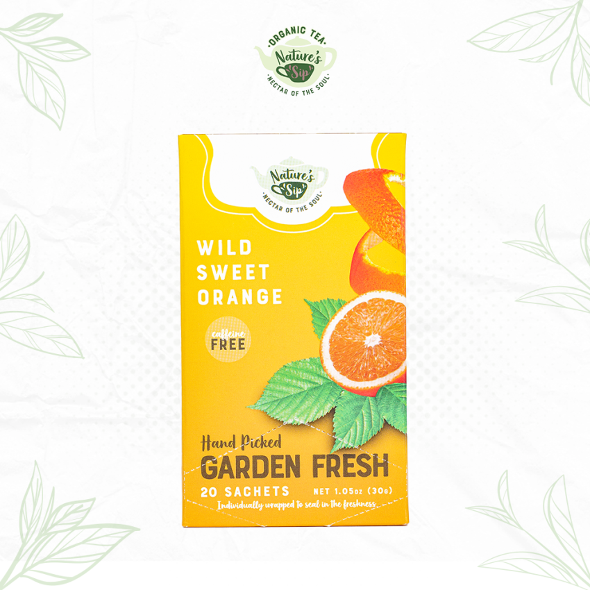 Nature s Sip Organic Tea Wild Sweet Orange Tea Bags