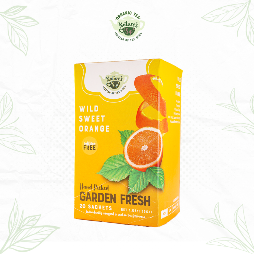 Nature s Sip Organic Tea Wild Sweet Orange Tea Bags