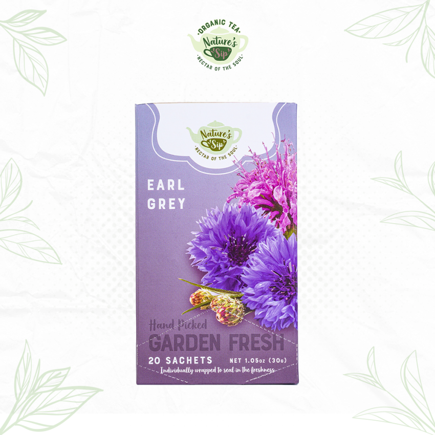Nature's Sip Organic Tea Earl Grey Tea Bags