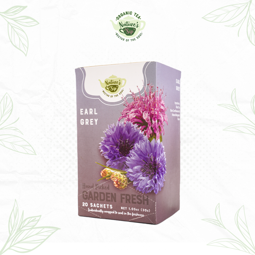 Nature's Sip Organic Tea Earl Grey Tea Bags
