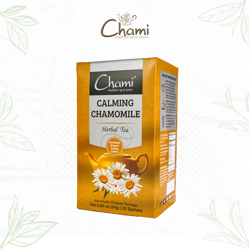Chami Herbal Flavored & Specialty Tea Calming Chamomile Tea Bags