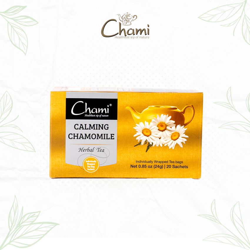 Chami Herbal Flavored & Specialty Tea Calming Chamomile Tea Bags