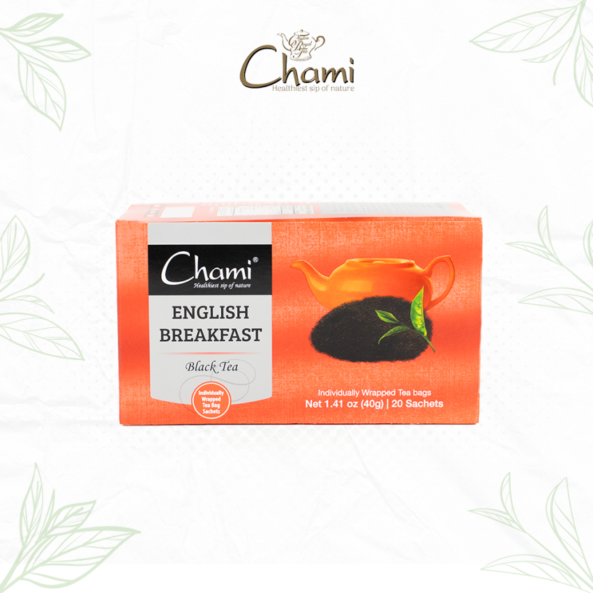 Chami Herbal Flavored & Specialty Tea English Breakfast Tea Bags
