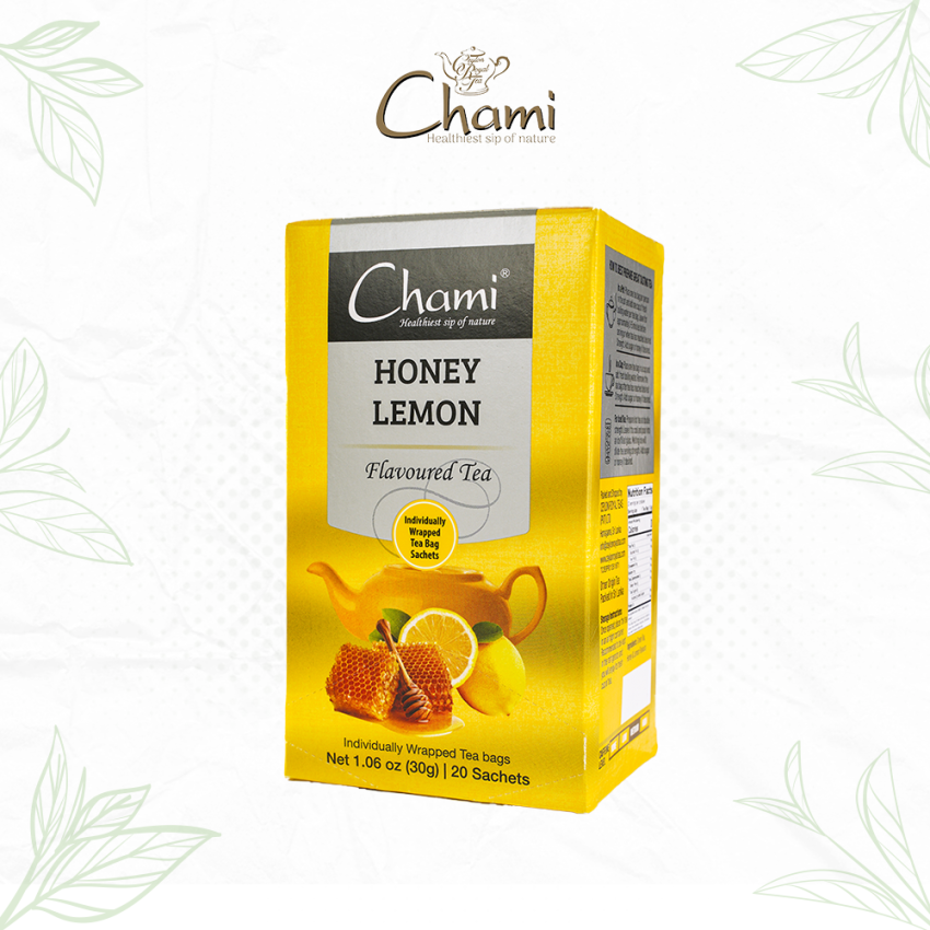 Chami Herbal Flavored & Specialty Tea Honey Lemon Tea Bags
