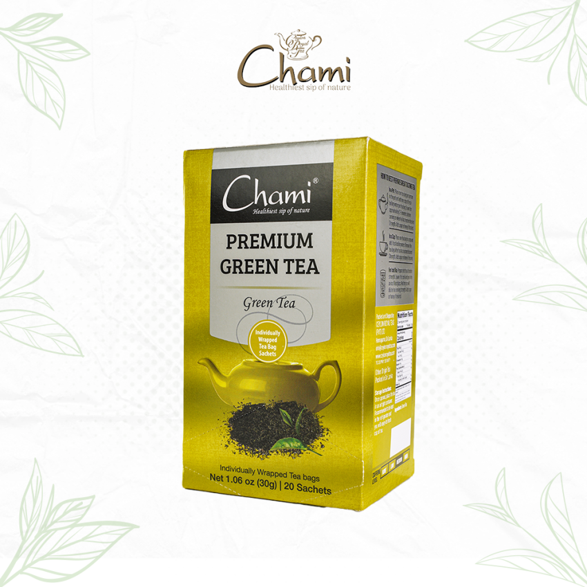 Chami Herbal Flavored & Specialty Tea Premium Green Tea Tea Bags
