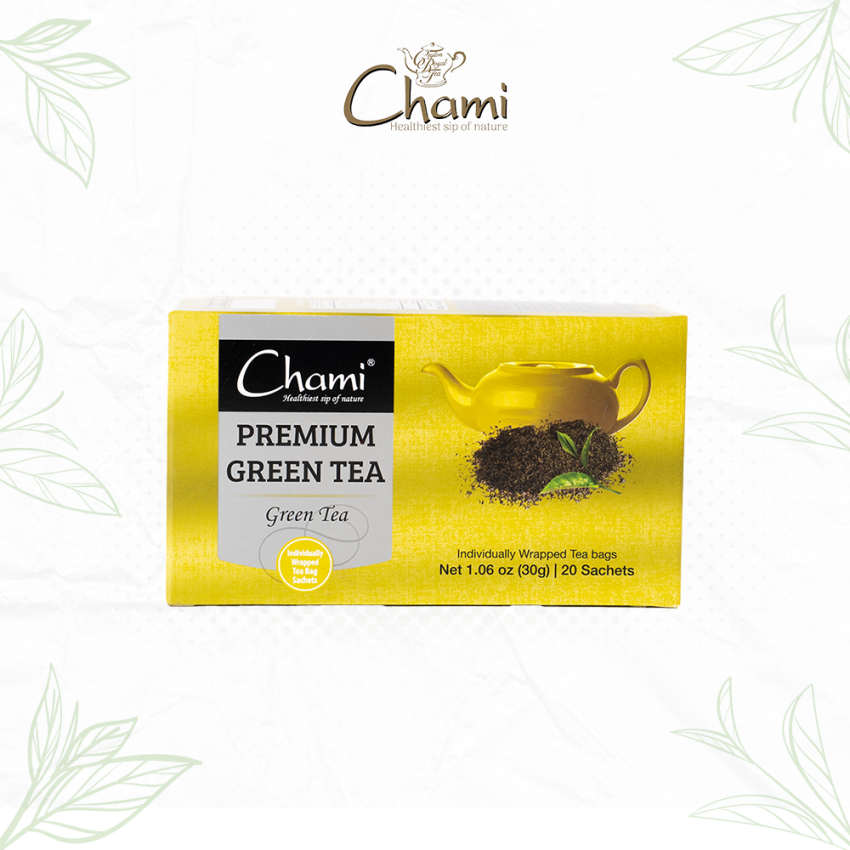 Chami Herbal Flavored & Specialty Tea Premium Green Tea Tea Bags