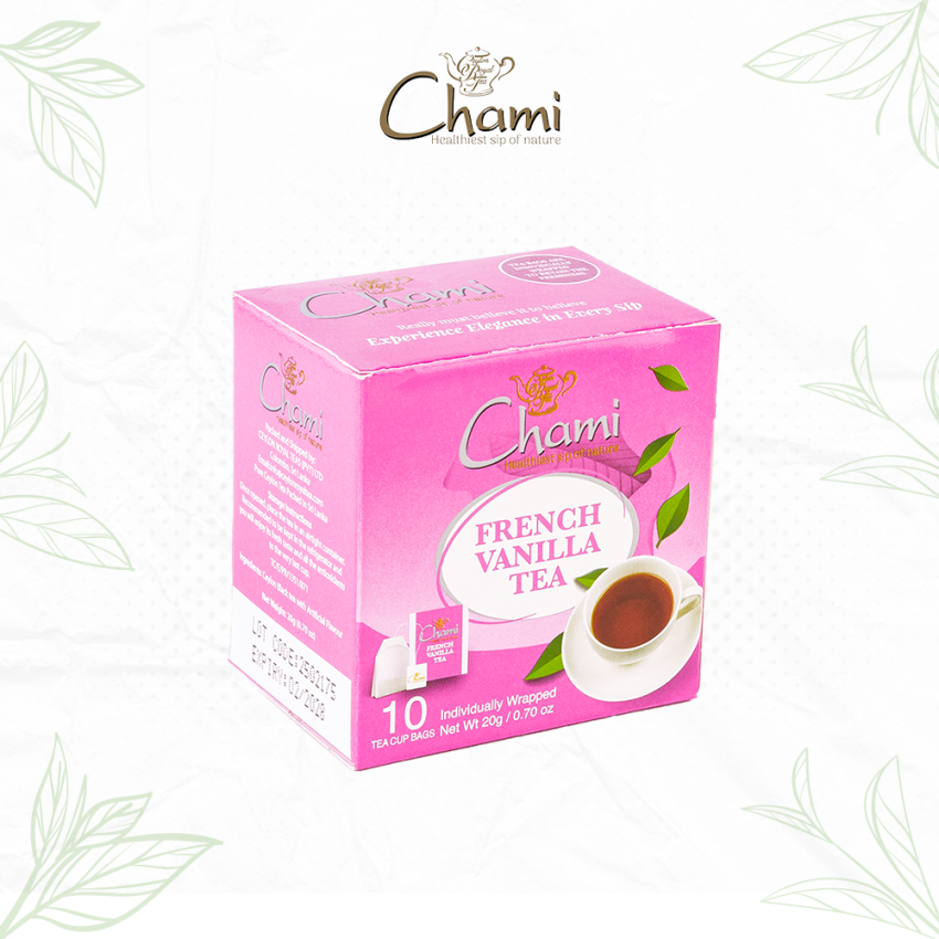 Chami 10E Carton French Vanilla Black Tea Bags
