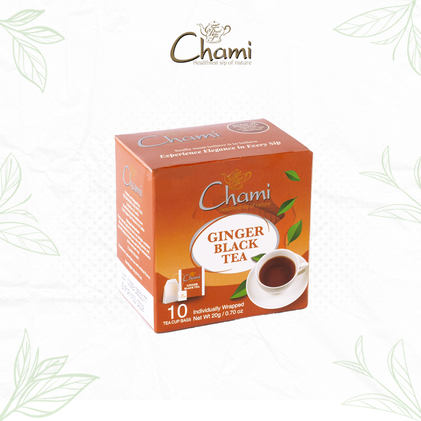 Chami 10E Carton Ginger Black Tea Tea Bags