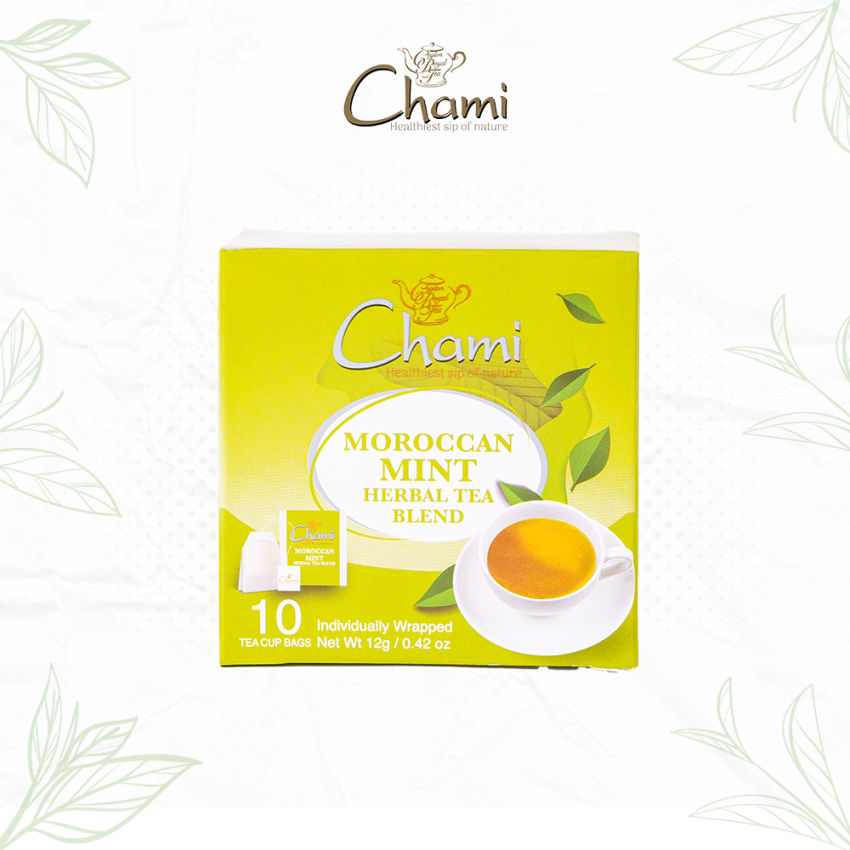 Chami 10E Carton Moroccan Mint Green Tea Bags