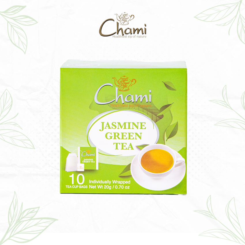 Chami 10E Carton Green Tea with Jasmine Tea Bags