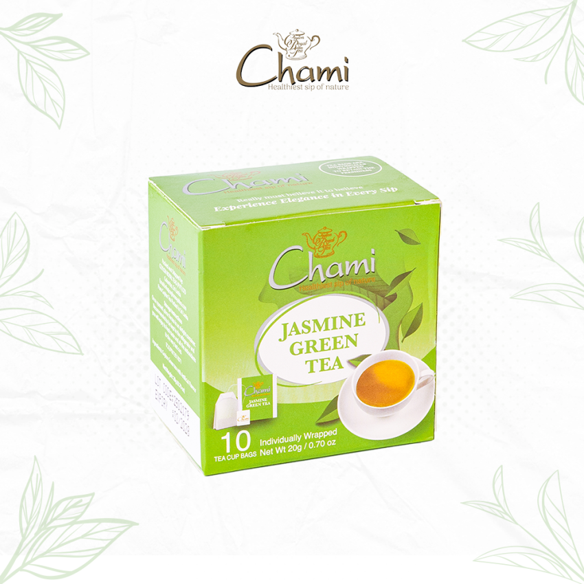 Chami 10E Carton Green Tea with Jasmine Tea Bags