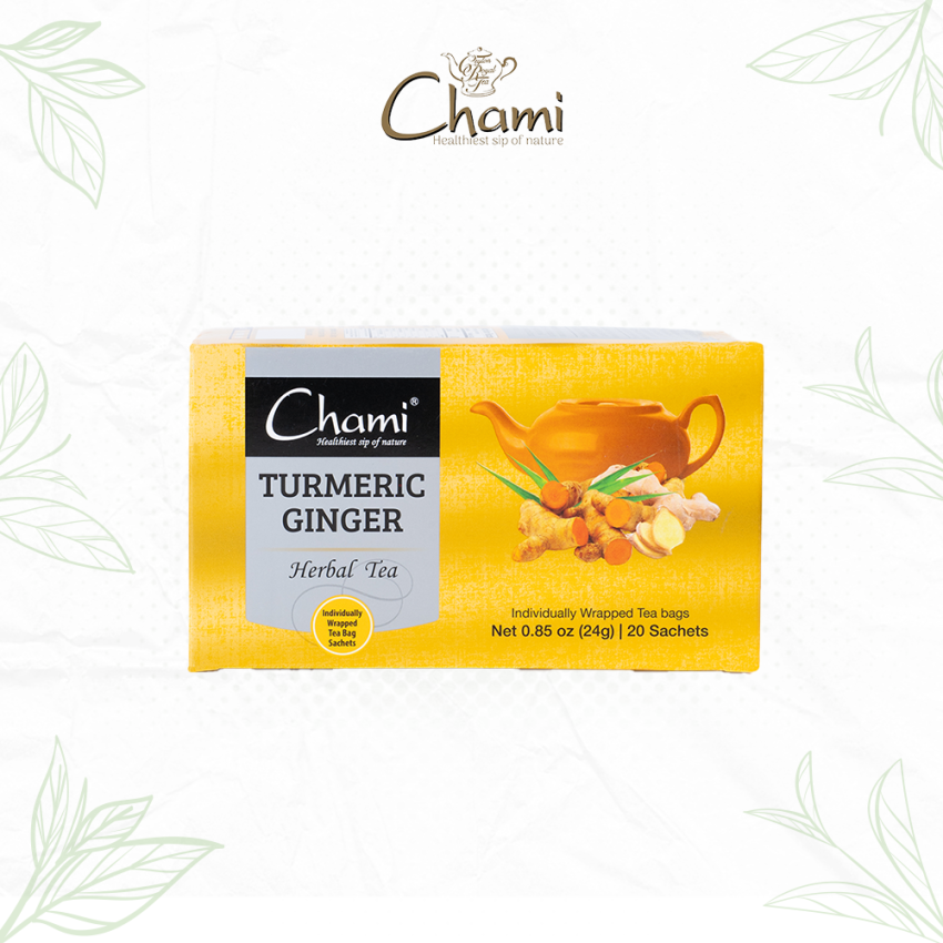 Chami Herbal Flavored & Specialty Tea Turmeric Tea Bags