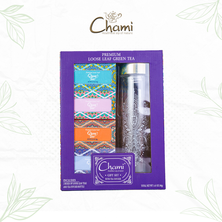 Chami Tea Infuser Gift Set Loose leaf Green Tea