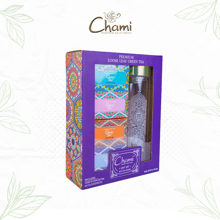 Chami Tea Infuser Gift Set Loose leaf Green Tea