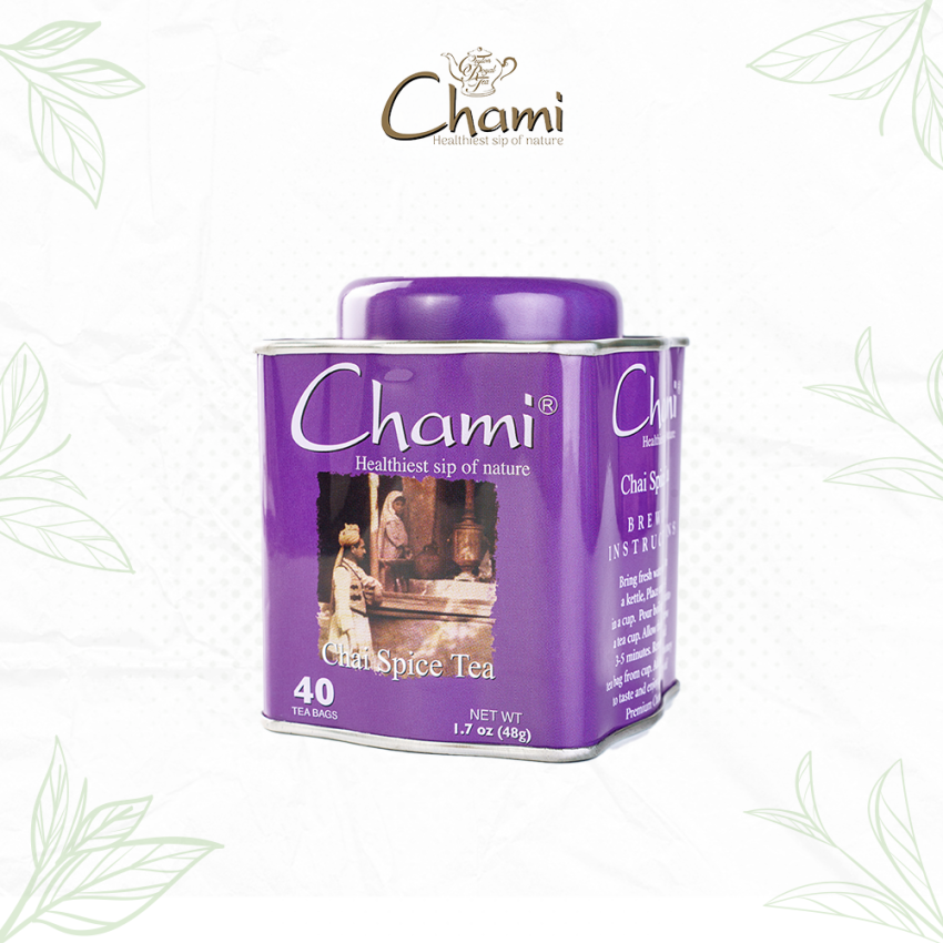 Chami Old fashioned Tin Caddy Chai Spice Tea Bags