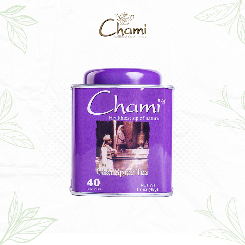 Chami Old fashioned Tin Caddy Chai Spice Tea Bags