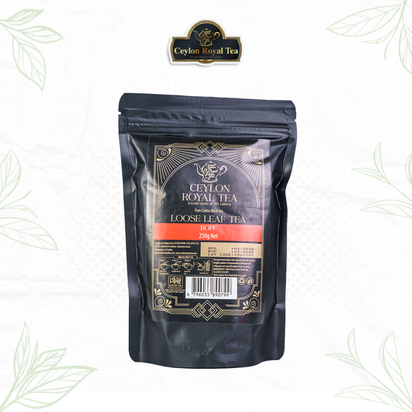 Stand Up Pouch BOPF 250g Loose Leaf Tea