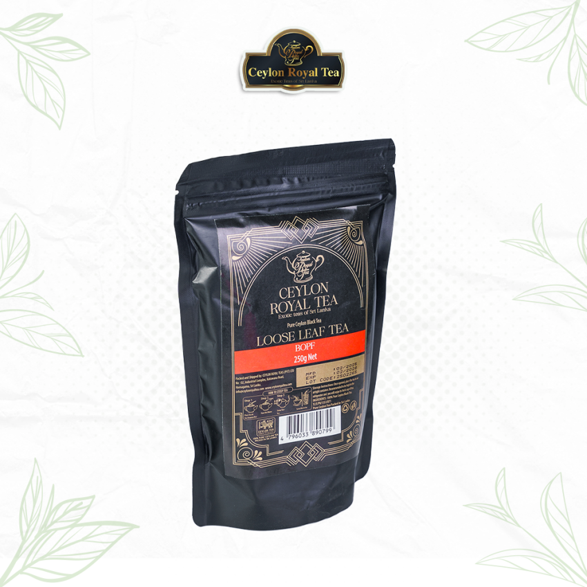 Stand Up Pouch BOPF 250g Loose Leaf Tea