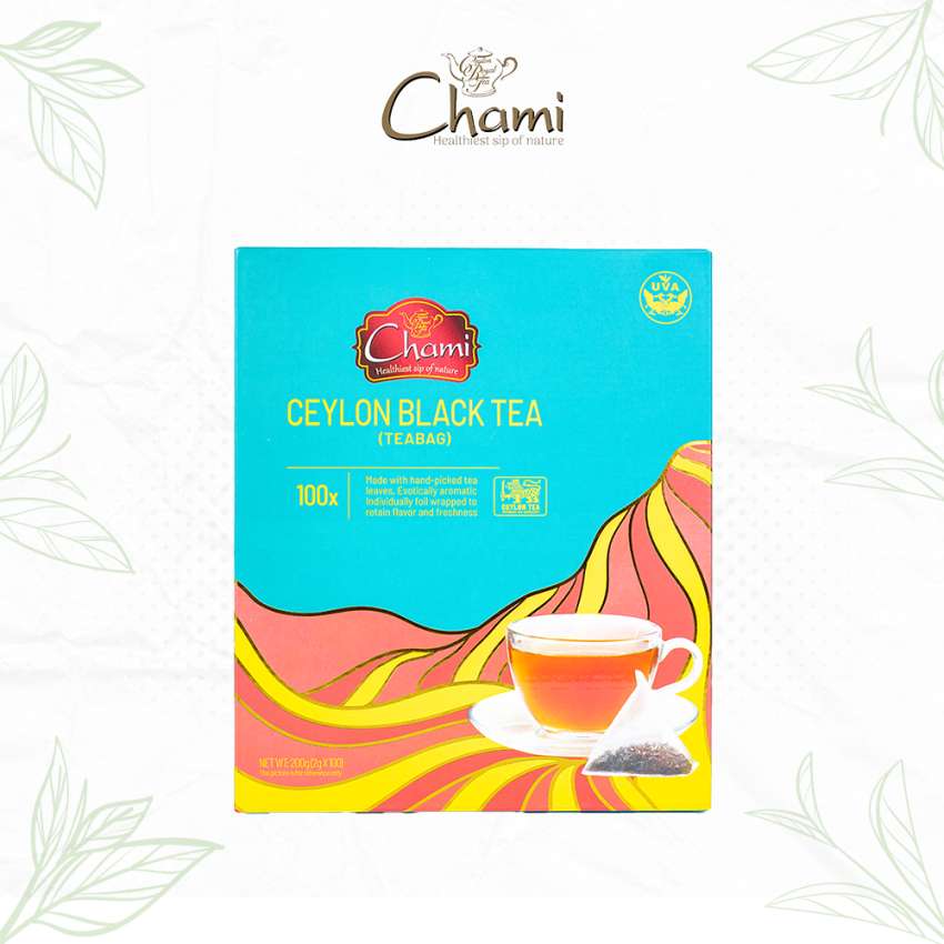 Chami Ceylon Black Tea – 100 Tea Bags (200g)