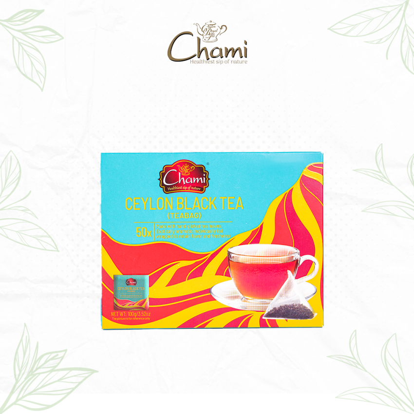 Chami Ceylon Black Tea – 50 Tea Bags (100g)