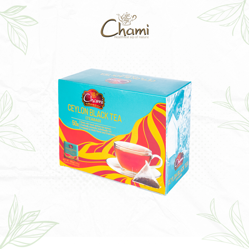 Chami Ceylon Black Tea – 50 Tea Bags (100g)